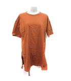 アーバンリサーチ URBAN RESEARCH Tシャツワンピース ひざ丈 半袖 F 赤茶 /YI
