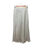 エージーバイアクアガール AG by aquagirl プリーツスカート ロング S ライトグレー /MS