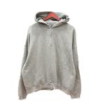フリークスストア FREAKS STORE パーカー プルオーバー ハーフジップ 長袖 裏起毛 L 緑 カーキ /MN