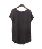 チュニック カットソー 半袖 38 茶 ブラウン /MS