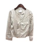 イエナ IENA ノーカラージャケット ブルゾン ベージュ /MN