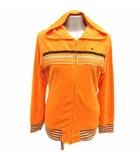 ヘリーハンセン HELLY HANSEN パーカー パイル地 ジップアップ 長袖 M オレンジ /YK