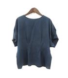 グリーンレーベルリラクシング ユナイテッドアローズ green label relaxing ブラウス 半袖 紺 ネイビー /MN
