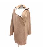 シンプリシテェ SIMPLICITE ニットコート フード 長袖 ベージュ /YK