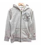 ルコックスポルティフ le coq sportif パーカー ジップアップ 裏起毛 フード 長袖 L ライトグレー /YK