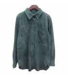 スタニングルアー STUNNING LURE シャツジャケット ヤギ革 ラムレザー S 深緑 ダークグリーン /YK