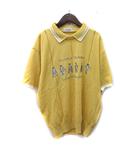 アダバット adabat カットソー 半袖 ワッペン 刺繍 黄色 イエロー /YI ●RY