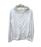 ユニクロ UNIQLO パーカー ジップアップ 150 白 ホワイト /MN ●RY