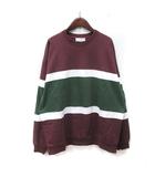 ビーミングバイビームス B:MING LIFE STORE by BEAMS トレーナー スウェット 長袖 ボーダー 長袖 L マルチカラー /YI