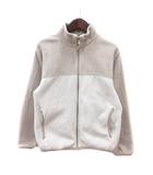 ユニクロ UNIQLO ジャケット ブルゾン ボア バイカラー 150 ベージュ /MN ●RY