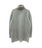ザラ ZARA ニット セーター タートルネック 長袖 M 緑 カーキ /MN