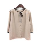 ミッシュマッシュ MISCH MASCH ブラウス 長袖 リボン F ベージュ /MN