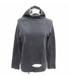ツモリチサト TSUMORI CHISATO カットソー スウェット 長袖 M チャコールグレー /YK