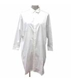 ロペピクニック ROPE Picnic シャツワンピース ひざ丈 長袖 38 M 白 ホワイト /YK