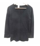 ミスターハリウッド N.HOOLYWOOD Tシャツ カットソー Vネック 九分袖 38 M 白 ホワイト /YK