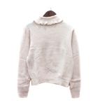 マジェスティックレゴン MAJESTIC LEGON ニット セーター タートルネック 長袖 リブ リボン M ピンク /MN