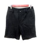 エフデ ef-de パンツ キュロット ウール 9 黒 ブラック /RT