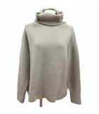 イエナ IENA ニット セーター オフタートル 長袖 ウール カシミヤ混 グレージュ /YK