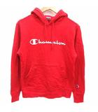 チャンピオン CHAMPION パーカー プルオーバー ロゴプリント 長袖 M 赤 レッド /YK