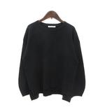 B&Y ユナイテッドアローズ BEAUTY&YOUTH ビューティー&ユース ニット カットソー 長袖 黒 ブラック /MS