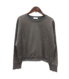 B&Y ユナイテッドアローズ BEAUTY&YOUTH ビューティー&ユース トレーナー カットソー クルーネック 長袖 茶 ブラウン グレー /MS