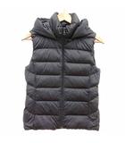 ユニクロ UNIQLO ダウンベスト ジップアップ 総裏地 M チャコールグレー /YK