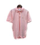 ブルックスブラザーズ BROOKS BROTHERS ポロシャツ 鹿の子 半袖 S サーモンピンク /YI