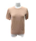 ザラ ZARA KNIT ニット カットソー 半袖 キャメル /YI