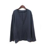 アー・ヴェ・ヴェ ミッシェルクラン a.v.v ノーカラージャケット XL 紺 ネイビー /YI