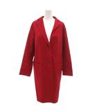 マッキントッシュ MACKINTOSH チェスターコート ロング シルク混 34 赤 レッド /FF ■GY62