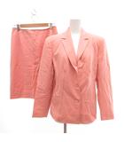 ヴァレンティノ ヴァレンチノ  VALENTINO MISS V セットアップ テーラードジャケット スカート ひざ丈 総裏地 ウール 44 10 ピンク /JS ■GY62