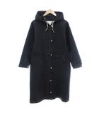 マッキントッシュ MACKINTOSH ゴム引きコート 6 M ジップアップ フード ロング丈 紺 ダークネイビー /AE ■GY62