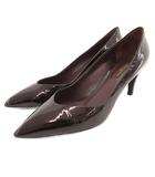 ルイヴィトン LOUIS VUITTON パンプス シューズ エナメル レザー 37 茶 ブラウン /JS ■GY62