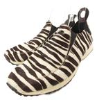 ナイキ NIKE WMNS POCKET RUNNER QS ZEBRA ウィメンズ ポケットランナー QS ゼブラ柄 ランニングシューズ スニーカー 24cm 白 ホワイト 茶 ブラウン 457114-100 /JS ■GY62
