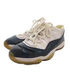 ナイキ NIKE エアジョーダン11 スネーク ロー AIRJORDAN 11 SNAKELOW スニーカー シューズ 24cm 白 ホワイト /FF ■GY62
