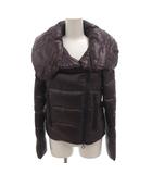 タトラス TATRAS ダウンジャケット エニフ ボリュームネック ブルゾン ロゴ 01 紫 パープル LTA-4173-12 /FF ■GY62