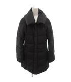 マックスマーラ ウィークエンドライン MAX MARA WEEKEND LINE ダウンコート ショールカラー ひざ丈 40 黒 ブラック /FF ■GY62