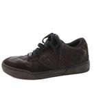 ボッテガヴェネタ BOTTEGA VENETA スニーカー シューズ ローカット レザー 39 茶 ブラウン /FF ■GY62