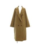 ユナイテッドアローズ UNITED ARROWS チェスターコート ウール 38 茶 ブラウン ダブル ロング丈 /ML ■GY62