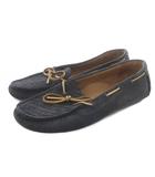 ボッテガヴェネタ BOTTEGA VENETA ドライビングシューズ 38.5 紺 ネイビー /SR ■GY62