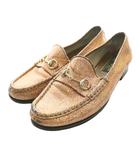 グッチ GUCCI ホースビット ローファー 36.5 サーモンピンク /SS ■OS ■GY62