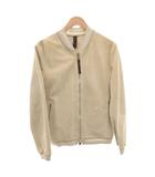 ルッフォ RUFFO レザージャケット スエードブルゾン ジップアップ 46 ベージュ /FF ■GY62