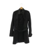 セマンティックデザイン SEMANTIC DESIGN トレンチコート コート M 黒 ブラック /SS ■OS ■GY62