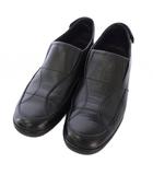 グッチ GUCCI スリッポン シューズ レザー 35.5 黒 ブラック /TK ■GY62