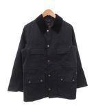 マッキントッシュ MACKINTOSH ステンカラーコート ライナー コーデュロイ切替 ひざ丈 38 紺 ネイビー /FF ■GY62