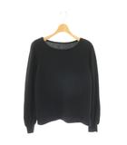 フォクシー FOXEY Cloud Knit Top クラウドニット プルオーバー カシミヤ 40 ブラック 39903 /DF ■GY62