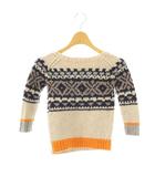 ステラマッカートニー STELLA McCARTNEY ニット セーター 長袖 2 ベージュ マルチカラー /DO ■GY62
