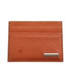 エルメネジルドゼニア Ermenegildo Zegna カードケース 名刺入れ 茶 ブラウン /AN53 ■GY62