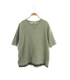 ダブルスタンダードクロージング ダブスタ DOUBLE STANDARD CLOTHING スウェット カットソー 半袖 48 グレー ブラック オフホワイト /DO ■GY62