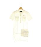 ディースクエアード DSQUARED2 ワンピース 半袖 38 ホワイト /ES ■GY62